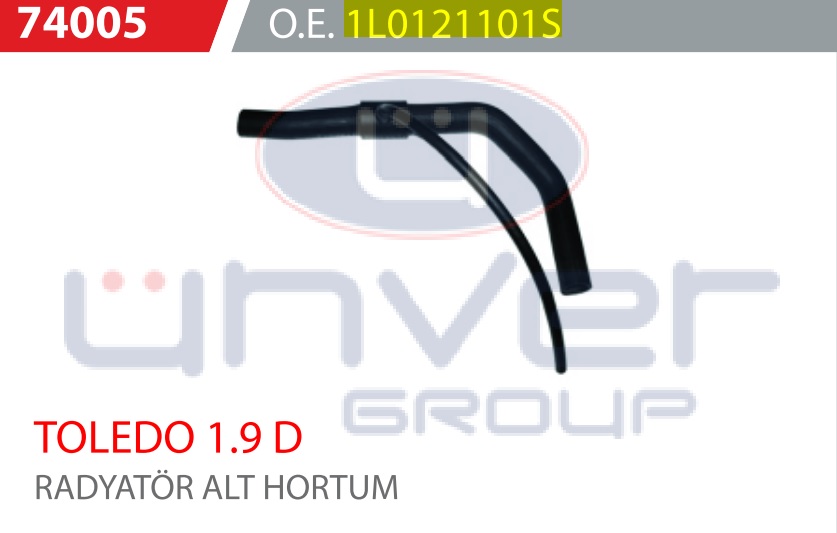 Маркуч горен радиатор - OZNV 74005 за SEAT